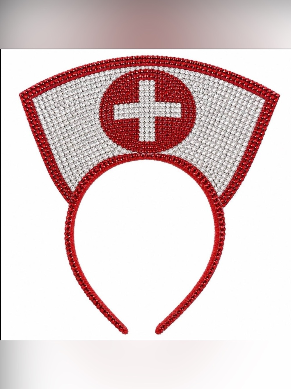 Nurse Rhinestones Custom Halloween Costume Cosplay Headband New